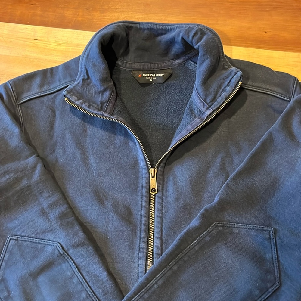 American Giant Full Zip Sweatshirt. Men’s size Medium.